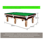 JOY Q8 Pool Table Slate Table Chinese Luxury 9FT Gold Frame