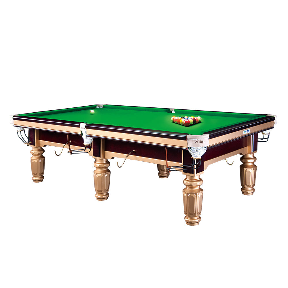 JOY Q8 Pool Table Slate Table Chinese Luxury 9FT Gold Frame