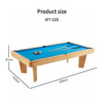 QUESLA TEGL40 Billiard 7FT/8FT Slate Free / Pool Table Luxurious Table Top Accessories