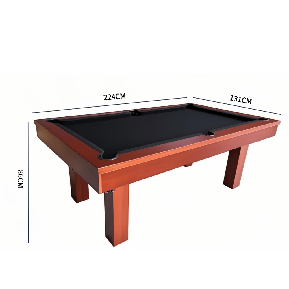 QUESLA TESPZT Table-Peach Colored Blue&Black Slate Table Dining Pool Free / 7FT Accessories