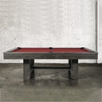 QUESLA WYJ03 Billiard W/ Table - Accessories Table Pool 8FT Free Slate Grey&Red