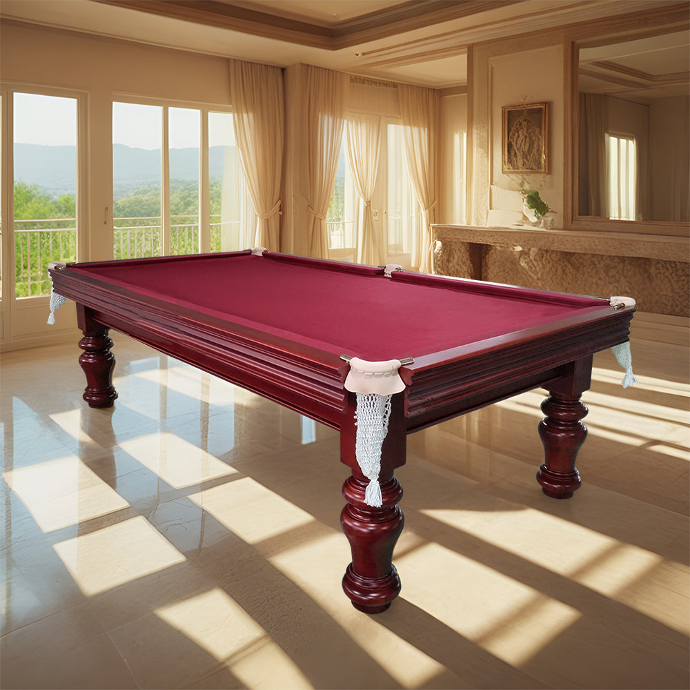 QUESLA HESTIA Table Billiards Snooker Table - Slate Pool 7FT Mahogany