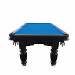 QUESLA 7FT Slate Legs Timber Table, Billiard Ball Professional with Design Model Classic - Pool Upgraded Nets Pro Reinforced 2025 - Black Solid Table Frame