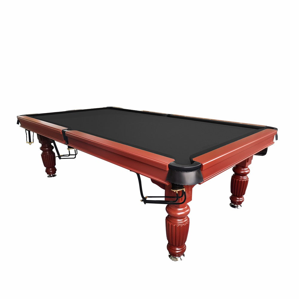 QUESLA 7FT Professional Ball Model Table Walnut - Timber Design Slate Upgraded Solid Reinforced Pro 2025 with Classic Table, Nets - Pool Legs Billiard Frame
