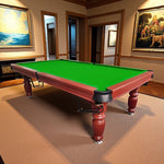 QUESLA 7FT Table, Legs Pro Nets Classic Timber Reinforced Table Design with Model Professional Upgraded Walnut Slate Billiard Pool Solid - 2025 Ball - Frame