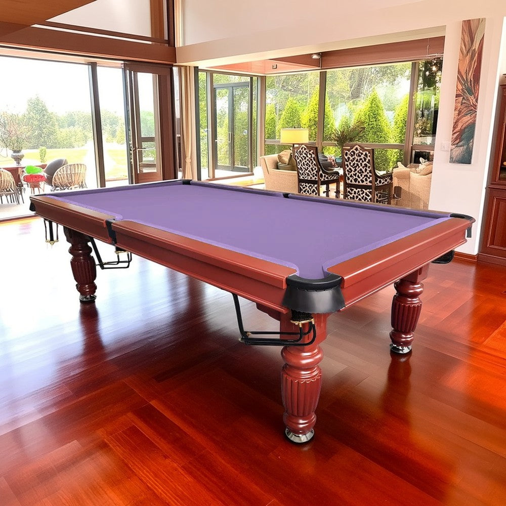 QUESLA 7FT Table, Legs Pro Nets Classic Timber Reinforced Table Design with Model Professional Upgraded Walnut Slate Billiard Pool Solid - 2025 Ball - Frame