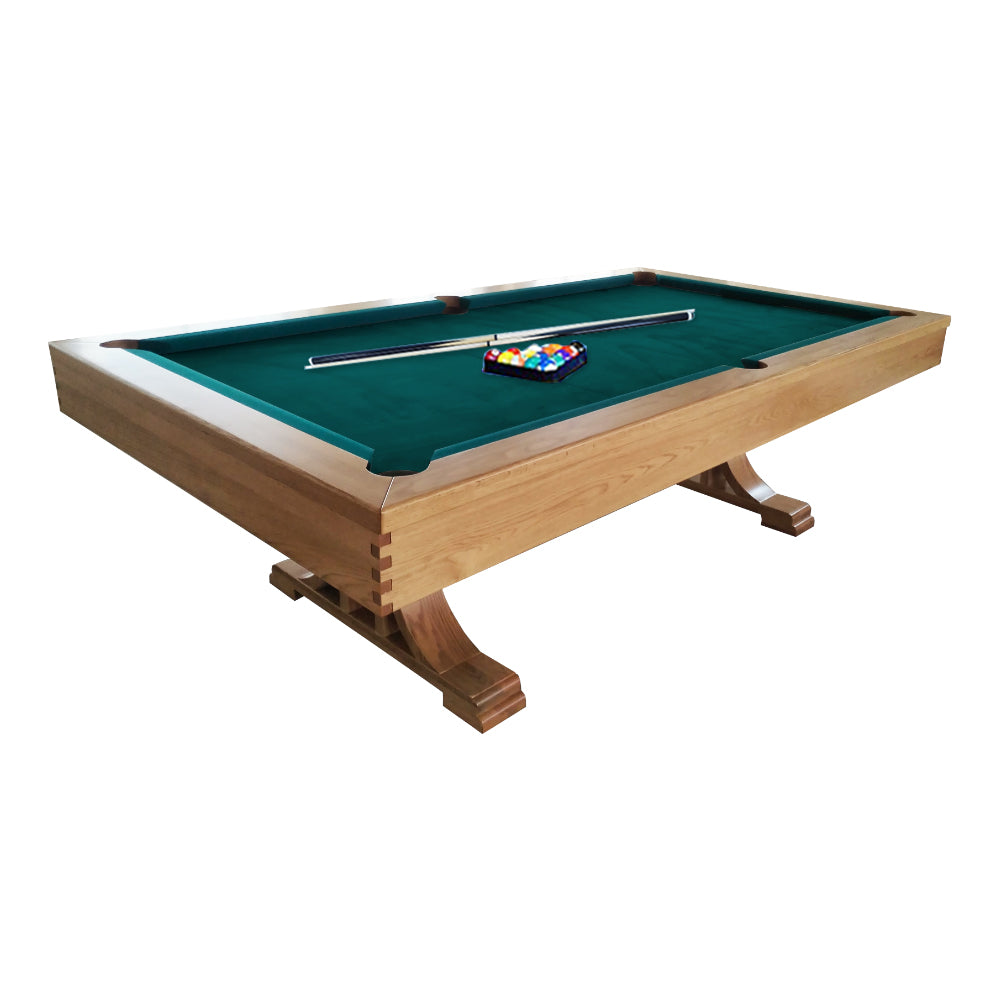 QUESLA WT01 Billiards Slate Table Table Pool - 8FT Snooker Orange&Green