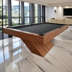 QUESLA WY20 3 Slate Table Slate Luxury - Billiard Accessories Table PCS w/ Pool Yellow&Dark 9FT Free Grey
