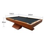 QUESLA WY20 Accessories 3 Yellow&Dark Table Pool Table Luxury Billiard - w/ 7FT Slate Slate PCS Free Grey