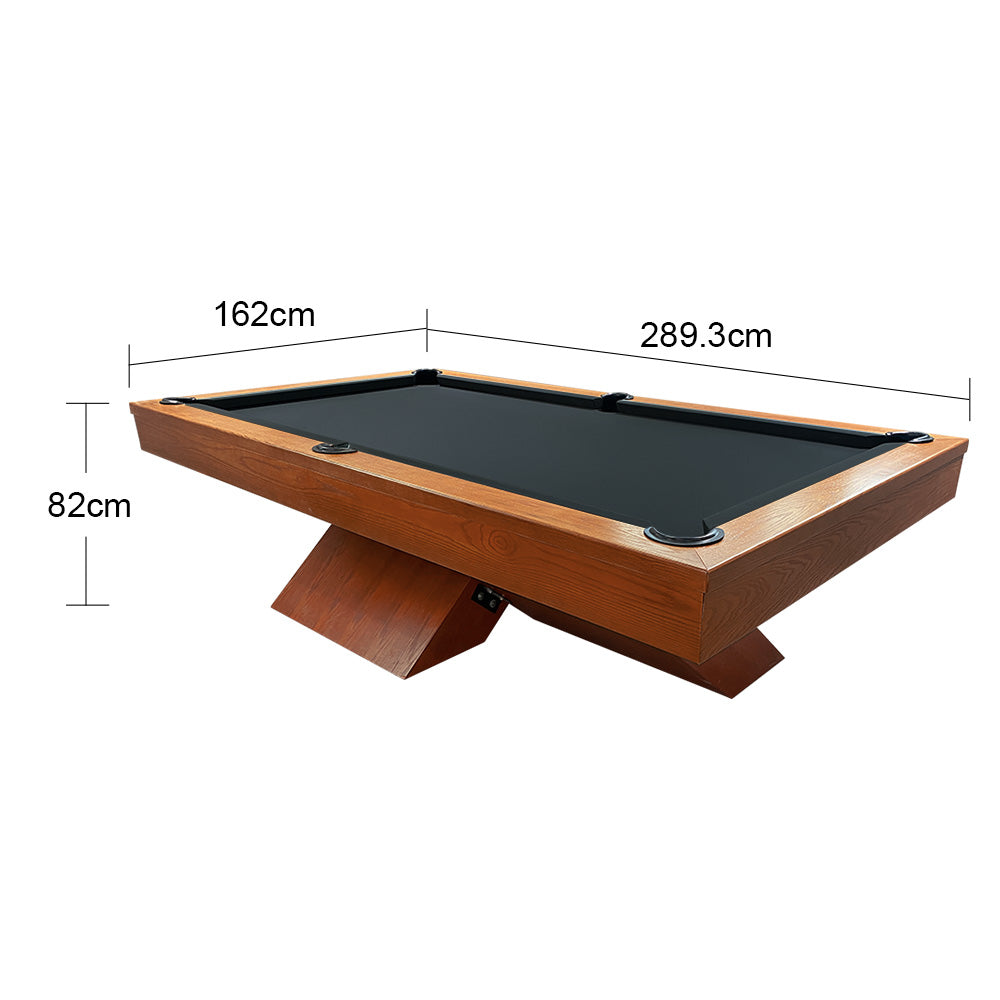 QUESLA WY20 3 Slate Table Slate Luxury - Billiard Accessories Table PCS w/ Pool Yellow&Dark 9FT Free Grey