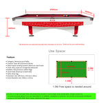 XINGPAI XW130 Billiard Table Ball Billiard Carving Xiangyun American 9FT Nine Table Fancy Case