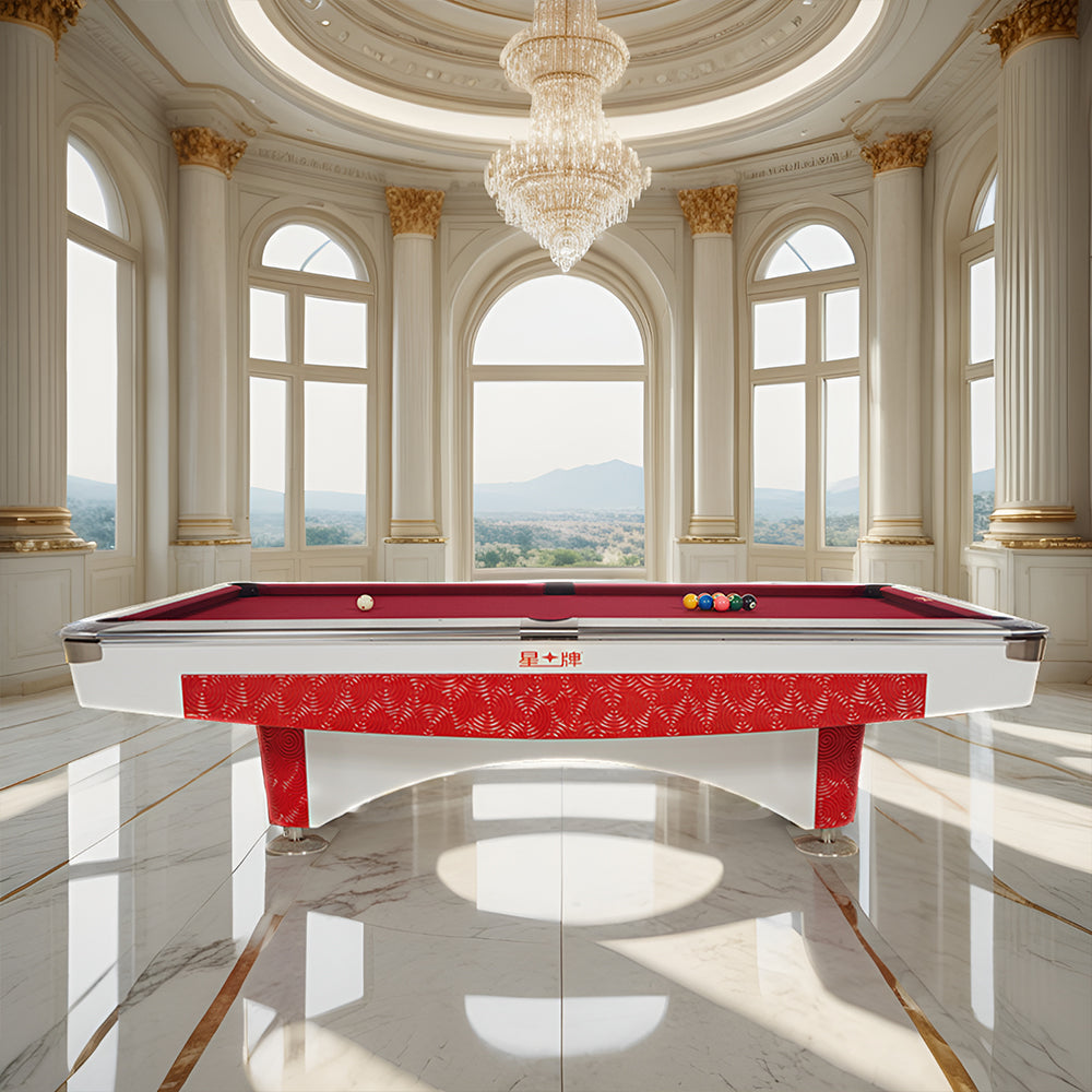 XINGPAI XW130 Billiard Table Ball Billiard Carving Xiangyun American 9FT Nine Table Fancy Case