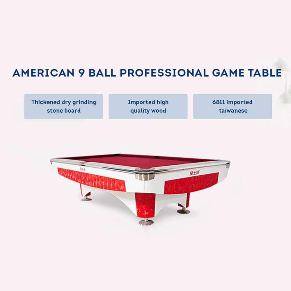 XINGPAI XW130 Billiard Table Ball Billiard Carving Xiangyun American 9FT Nine Table Fancy Case