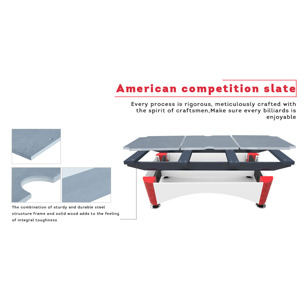 XINGPAI XW130 Billiard Table Ball Billiard Carving Xiangyun American 9FT Nine Table Fancy Case