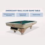 XINGPAI XW138 Fancy American Ball Economical Nine 9FT Slate Pool Table