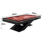 XINGPAI XW7X 7FT - Table Billiard Soild Slate Wood Pool Black&Red