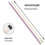 KONLLEN 147cm Billiards Head Strong Pink Black Billiards Professional 8 Length 1/2 Nine Accessories
