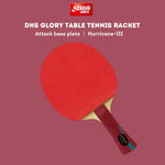 DHS Glory Pong Racket/Flared Handle/Ping Tennis Paddle