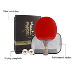 DHS Ping Gift Racket Dragon Racket Pong Paddle/ Tennis Box