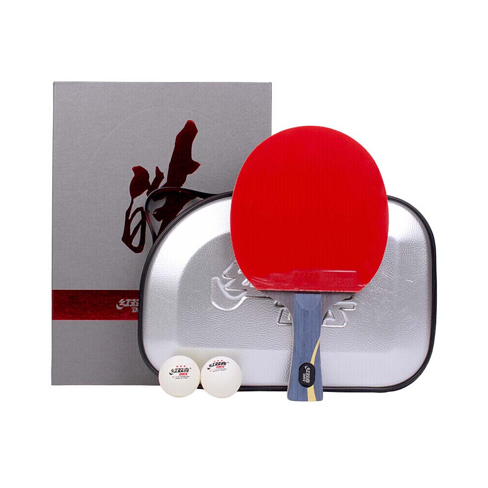 DHS Ping Gift Tennis Pong Paddle HURRICANE Box-Hao Racket Table Gift Box/ Wang