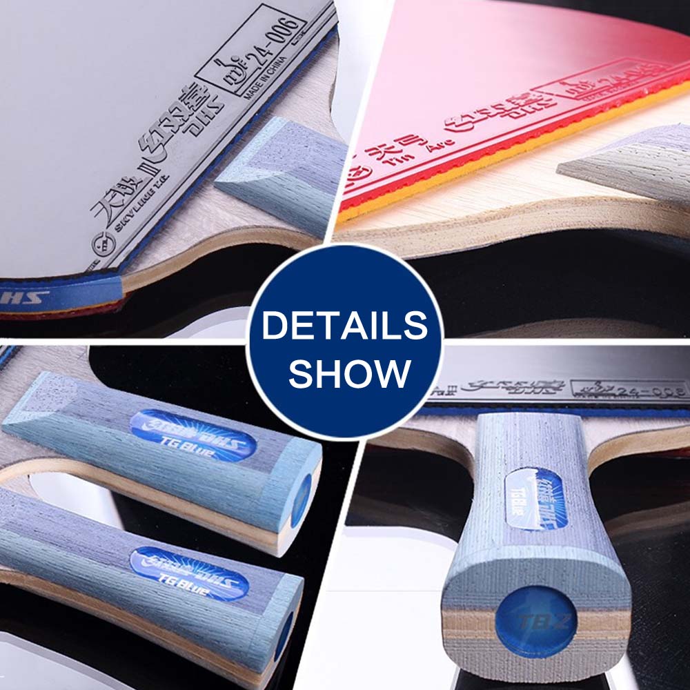 DHS TG Ping Pong Tennis Blue Table Racket Gift Gift Paddle Box/ Box