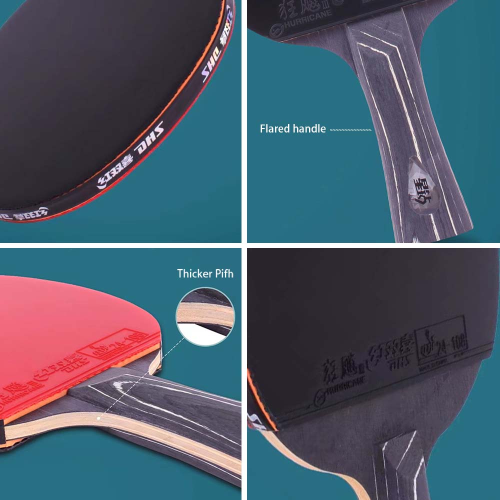 DHS Ping Tennis Gift Pong Paddle diamond Box/Star Racket