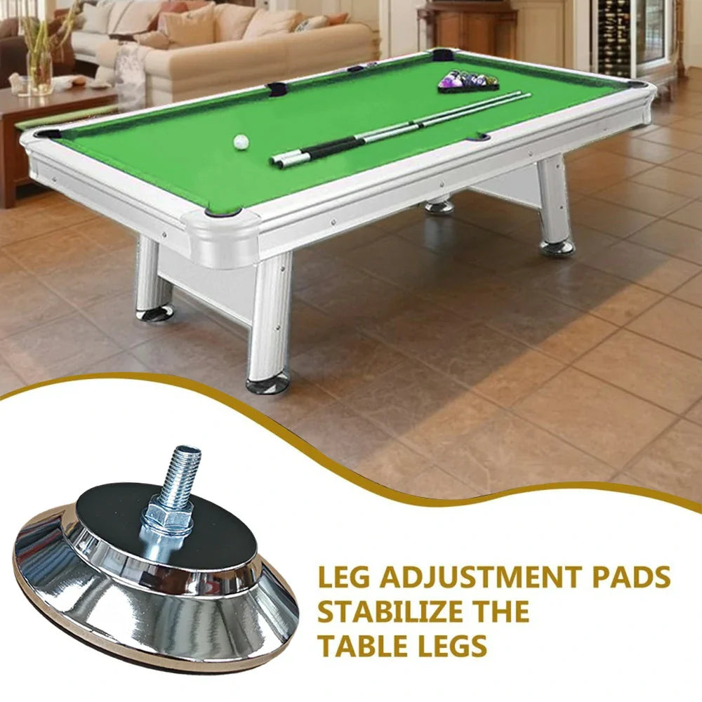 ARIX Adjustable Billiard - Base Foot of Leg Pads Table Set 4