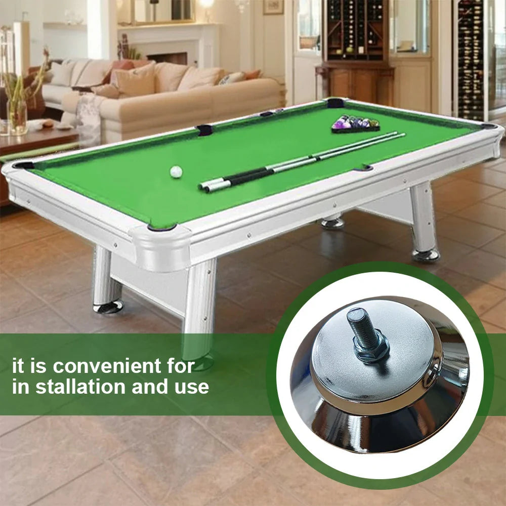 ARIX Adjustable Billiard - Base Foot of Leg Pads Table Set 4