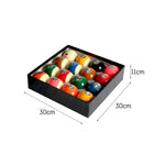 57.2mm 15A Grade Crystal King Tournament Billiard Professional Black Balls
