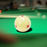 57.2mm Cue - Red Crystal Six Accessory Blue / Red Billiard / Ball Dot