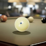 57.2mm Cue - Red Crystal Six Accessory Blue / Red Billiard / Ball Dot