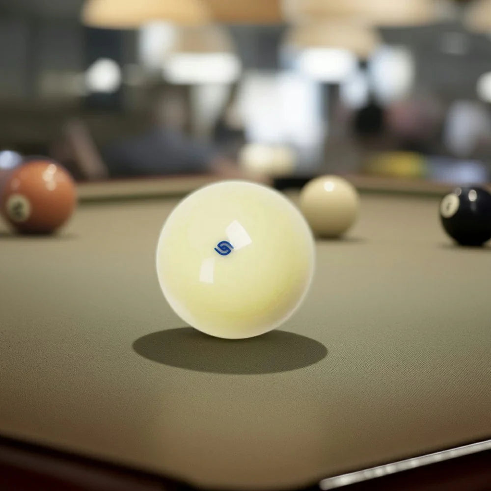 57.2mm Cue - Red Crystal Six Accessory Blue / Red Billiard / Ball Dot