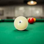 57.2mm Cue - Red Crystal Six Accessory Blue / Red Billiard / Ball Dot