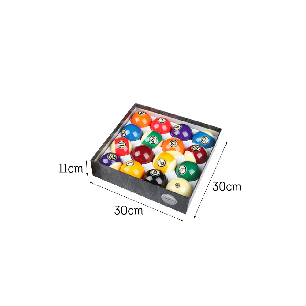 57.2mm Advanced Match Edition - Set Ball Billiards Crystal Standard/Professional Large Black