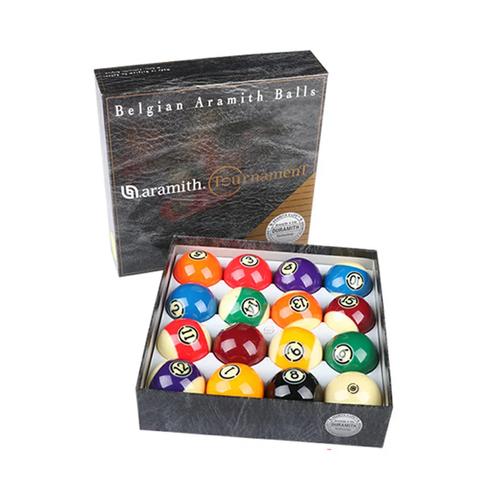 57.2mm Advanced Match Edition - Set Ball Billiards Crystal Standard/Professional Large Black