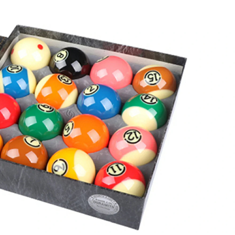 57.2mm Advanced Match Edition - Set Ball Billiards Crystal Standard/Professional Large Black