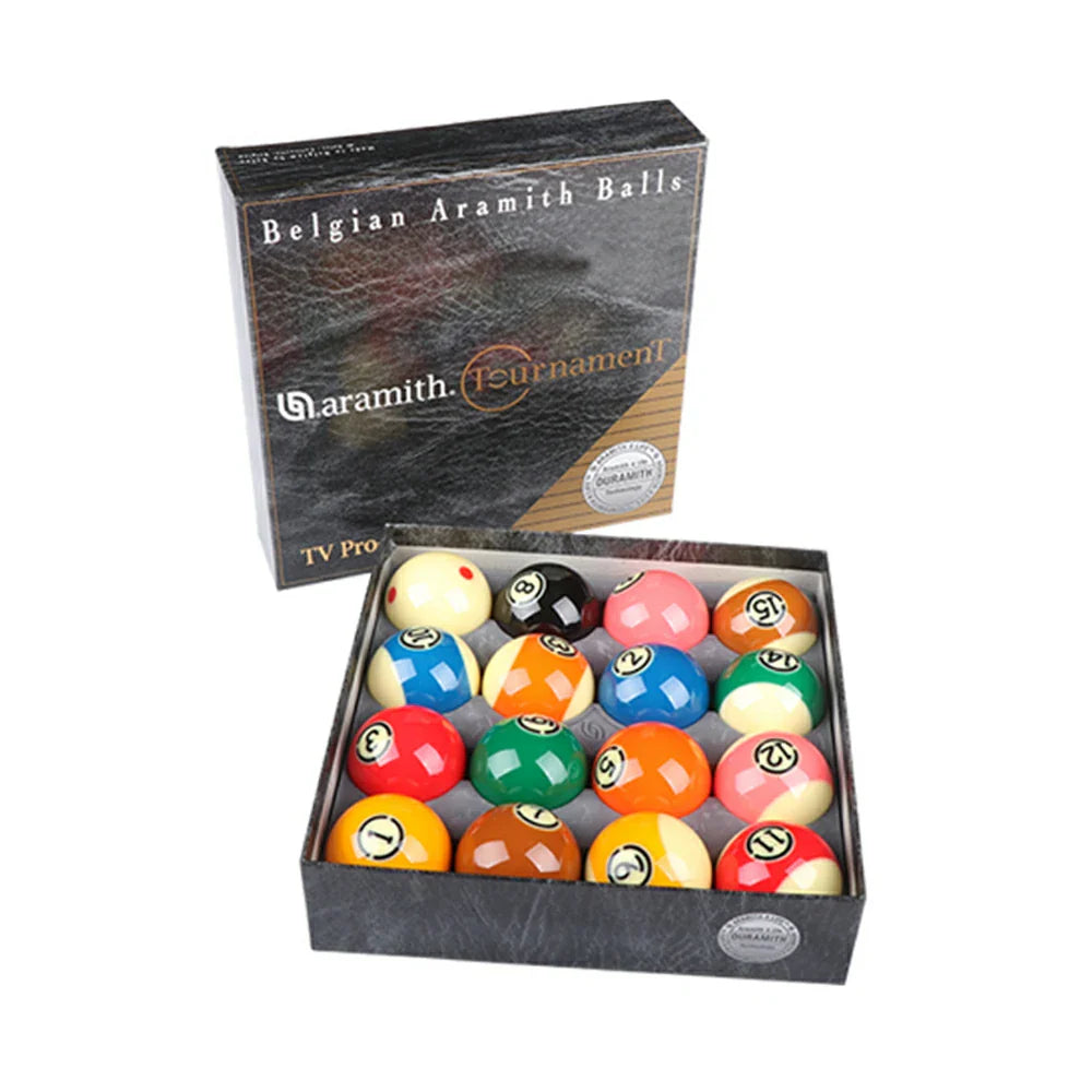 57.2mm Advanced Match Edition - Set Ball Billiards Crystal Standard/Professional Large Black