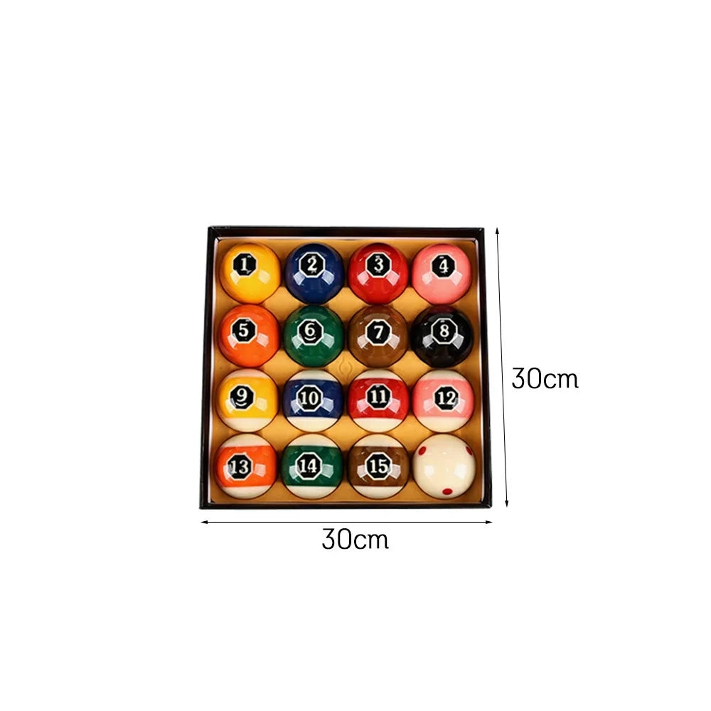57.2mm Oversized Tournament Octagon - Balls Crystal Standard Billiard Pro Design