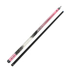 RB Professional Pool Cue Cue 2-Piece Fiber Set - Leather 147cm with Carbon - Billiard Handle Pink