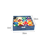 57.2mm Advanced Large Billiards Ball Crystal Edition Set Standard/Professional Match - Blue