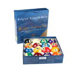 57.2mm Advanced Large Billiards Ball Crystal Edition Set Standard/Professional Match - Blue