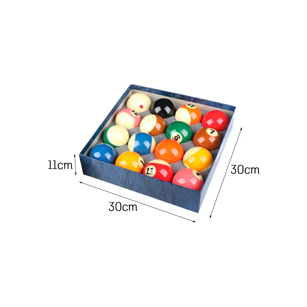 57.2mm Advanced Large Billiards Ball Crystal Edition Set Standard/Professional Match - Blue
