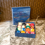 57.2mm Advanced Large Billiards Ball Crystal Edition Set Standard/Professional Match - Blue