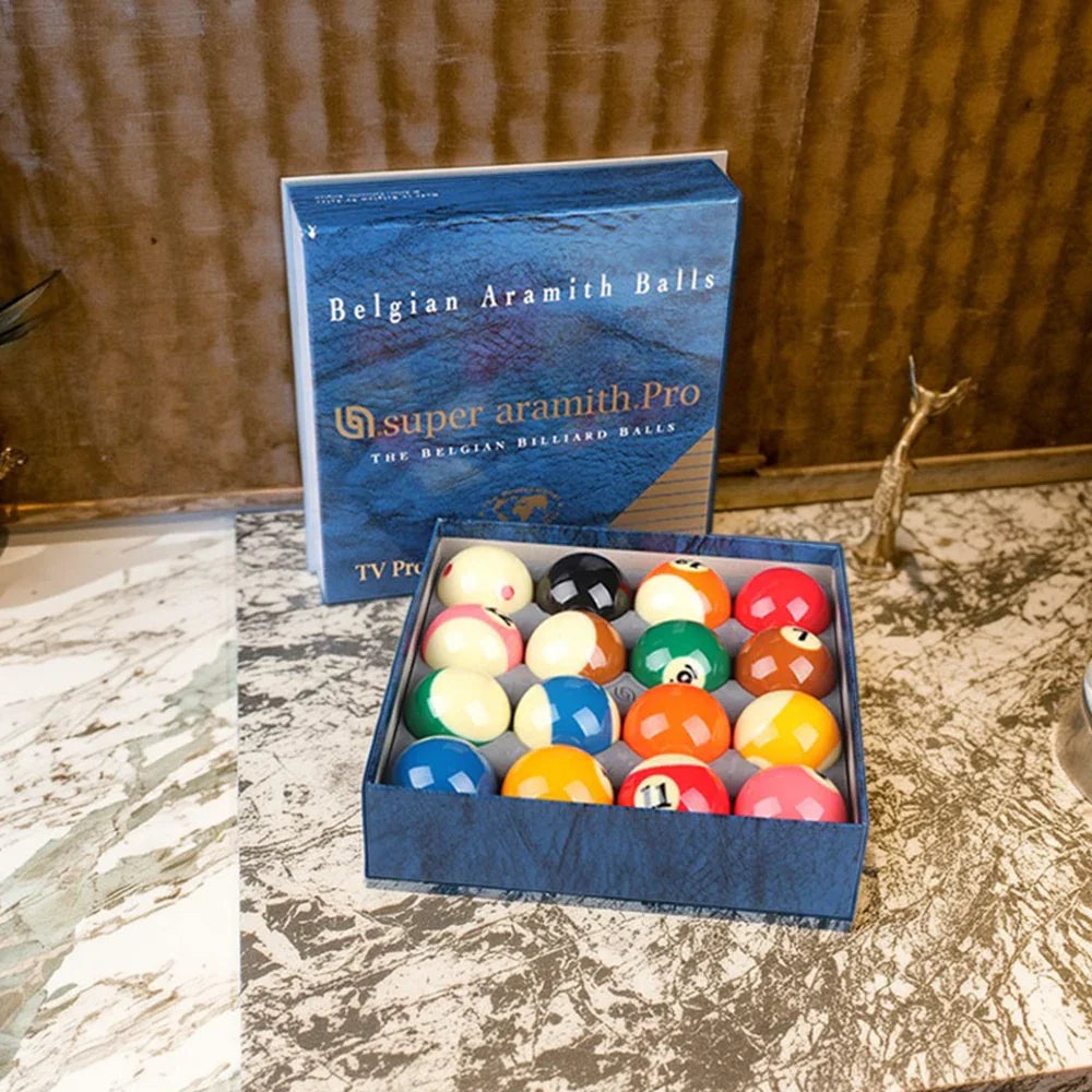 57.2mm Advanced Large Billiards Ball Crystal Edition Set Standard/Professional Match - Blue