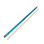RB High-End Leather with 147cm Tip Handle 12.5cm - Cue Handle Smooth Billiard Blue