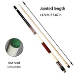 RB 147cm Billiard Cue 12.5cm High-End Stick Professional Pool Cue Maple with Billiards Tip Accessories