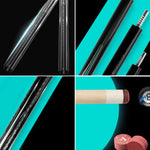 RB Professional Billiard 147cm Maple - Case Cue Cue&4-Hole Pool Includes Set Cue Black&White