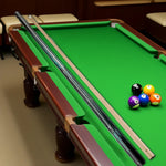 RB Professional 147cm - Case Maple Includes Cue Set Billiard Cue&4-Hole Cue - Pool Blue&Black