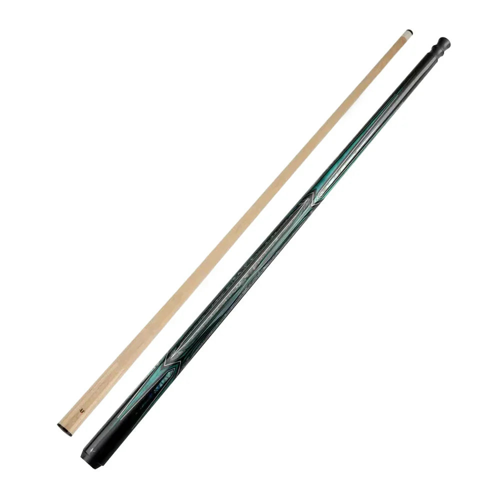 RB Professional 147cm - Case Maple Includes Cue Set Billiard Cue&4-Hole Cue - Pool Blue&Black