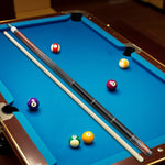 RB Professional Cue Cue Pool Set Case,Smooth Includes - 147cm Handle 4-Hole Billiard Cue - Black&Red